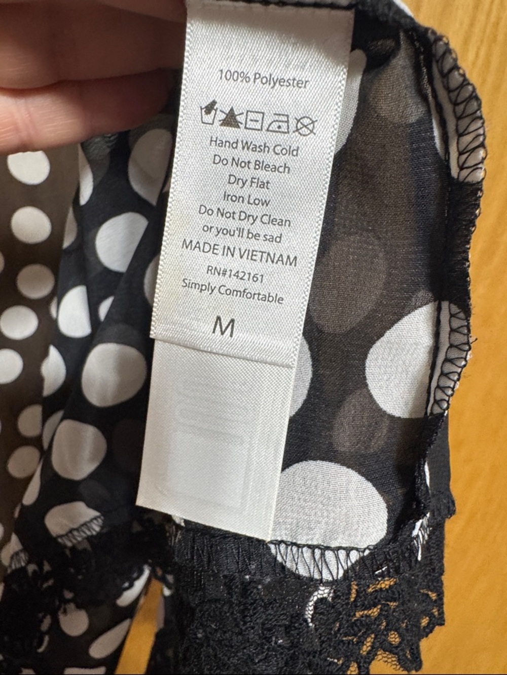 LuLaRoe Black with White Polka Dots Chloe Kimono - Picture 3 of 5